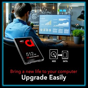 Addlink 512GB 500-450 MB/s 2.5” SATA III 6Gb/s SSD AD512GBS20S3S