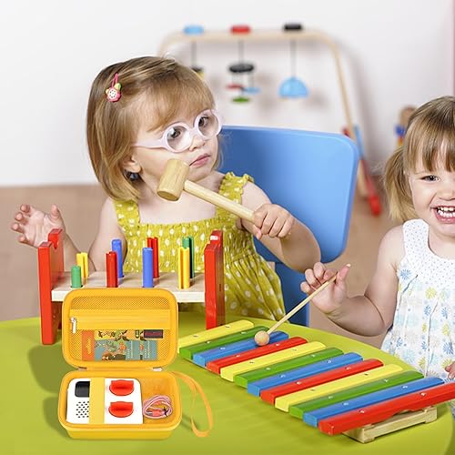 Miniatura 7 de Funda de transporte para Yoto Mini - Reproductor de altavoces de viaje Bluetooth portátil para niños, cubierta de reproductor de audio y música para