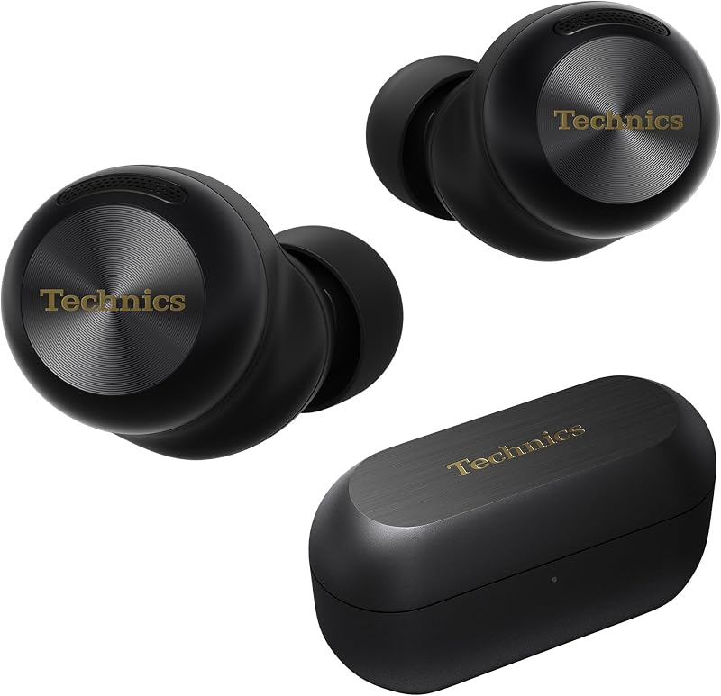 Reference Class Hi-Fi Wireless Ear Buds, Dolby Atmos with Head Tracking, Adaptive Noise Cancelling, 3 Device Multipoint, 10-Hr Battery, Wireless Charging, Improved Fit, EAH-AZ100-K(Black) | Head Tracking, Adaptive Noise-canceling, 3 Device Multipoint, 10-Hr, Improved Fit, EAH-AZ100-K