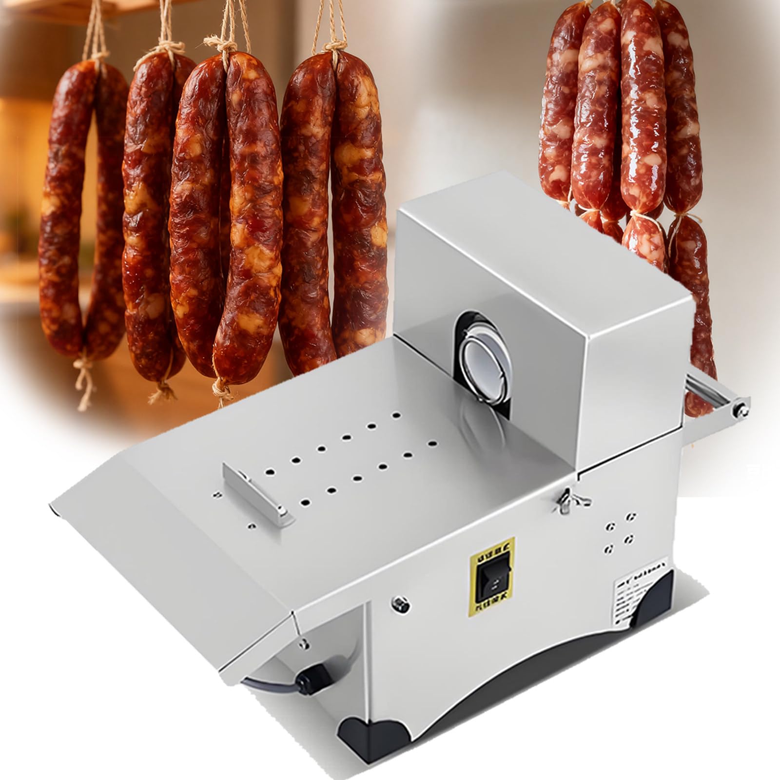Machine de nouage automatique de saucisses, en acier inoxydable 304, longueur réglable de 3 à 18 cm, nettoyage facile, pour la maison, les boucheries, les restaurants