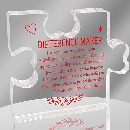 Vista 29 de Regalos de agradecimiento para jefe, regalos de agradecimiento para mentor líder, letrero de definición de líder para mujeres y hombres, letrero