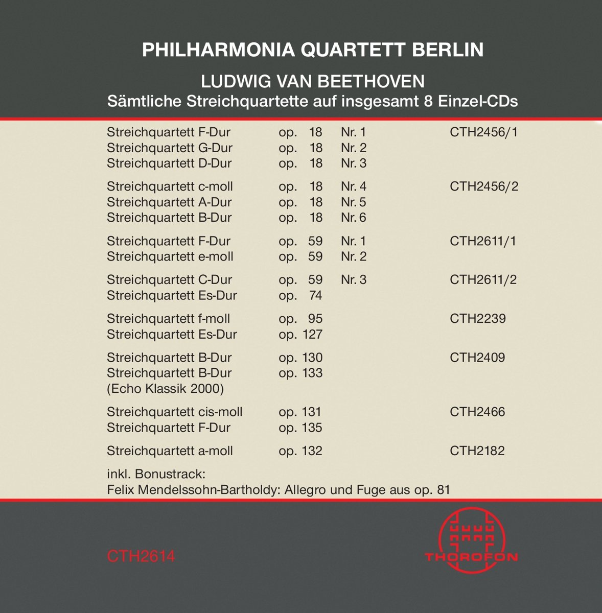 Ludwig Van Beethoven-Sämtliche Streich