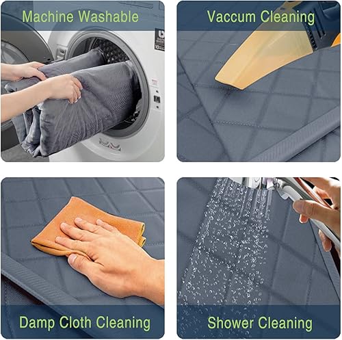 Miniatura 7 de NESTROAD Funda de asiento de automóvil para perro para asiento trasero, impermeable, resistente a los arañazos, hamaca para protección del asiento