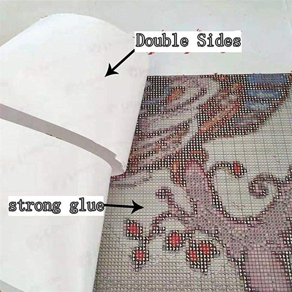 10 cm di larghezza, 5000 cm di lunghezza, nastro biadesivo per Diamond Painting Tools, colla, accessori da ricamo per Diamond Painting Strato adesivo