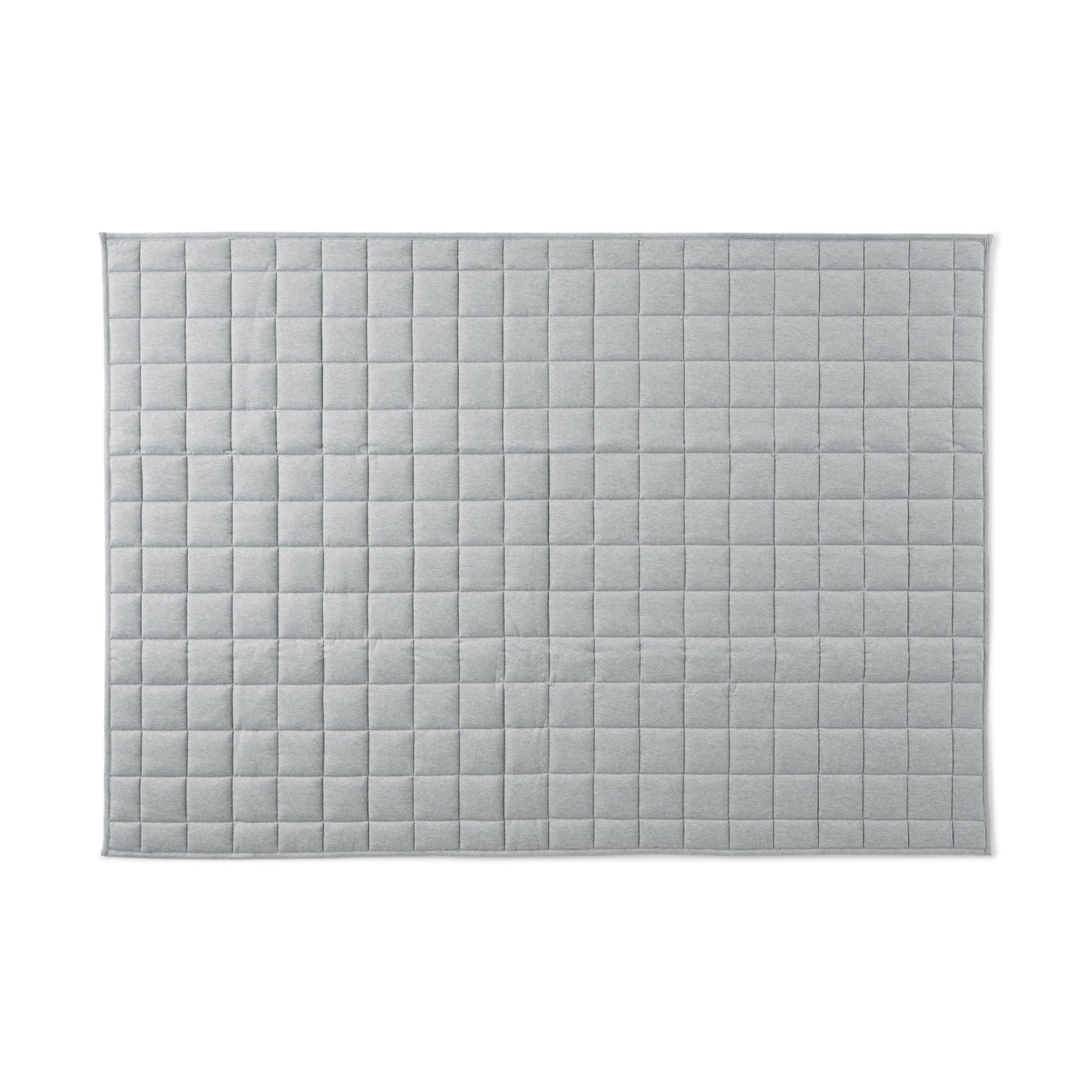Amazon｜無印良品 ひんやり綿 キルティングラグ 140×195cm・グレー