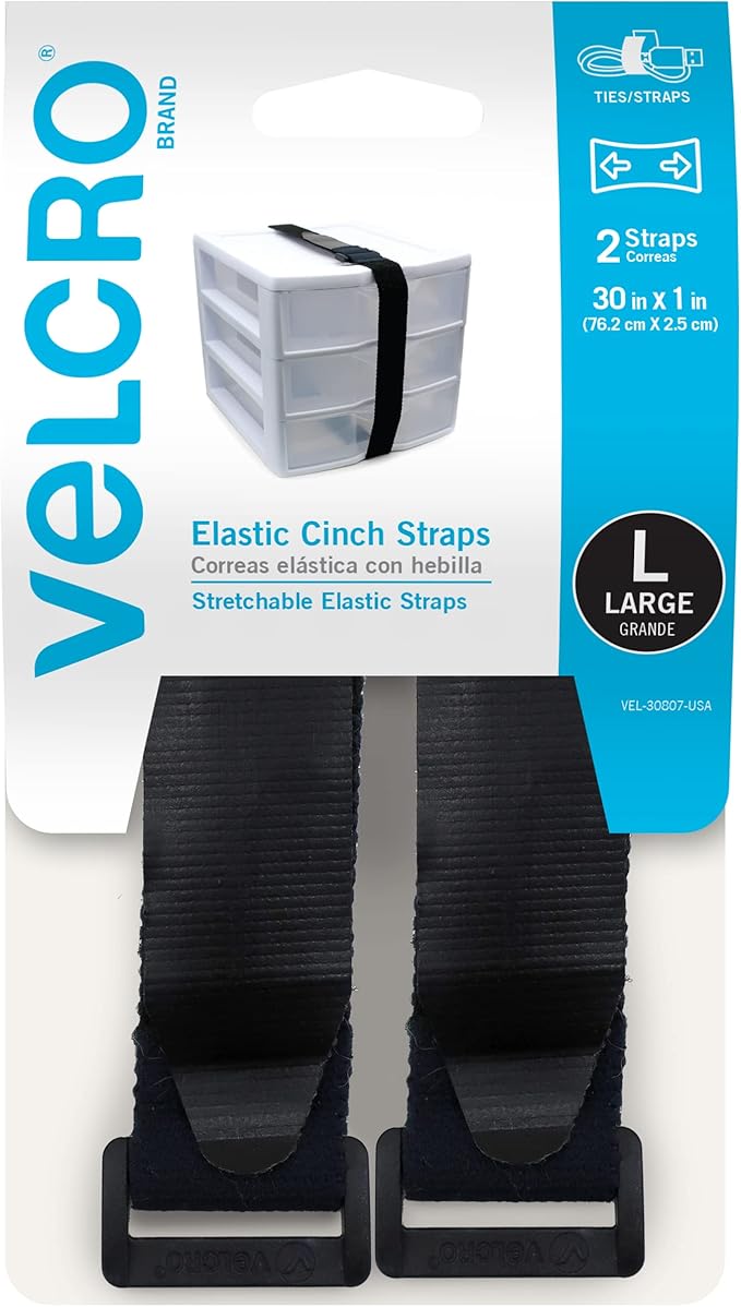 VELCRO Brand AllPurpose Elastic Straps Strong & Reusable