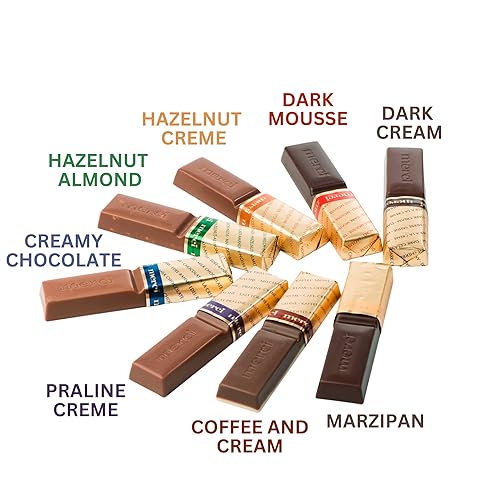 Miniatura 3 de El mejor surtido de chocolates europeos caja de regalo de chocolate oscuro y con leche envueltos individualmente paquete de 2 88 onzas