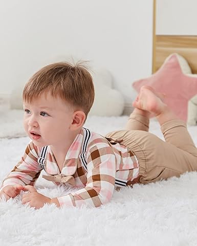 Baby Jongens Kleding Set Pak 3-24 Maanden Peuter Gentleman Lange Mouw Romper Shirt Broek Vest Vlinderdas Feestelijke Doop Bruiloft