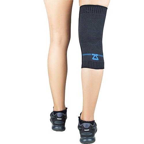 Miniatura 2 de Zensah Elite - Rodillera de compresión con almohadilla de gel para rótula, soporte de rodilla específico para protección y alivio del dolor, soporte