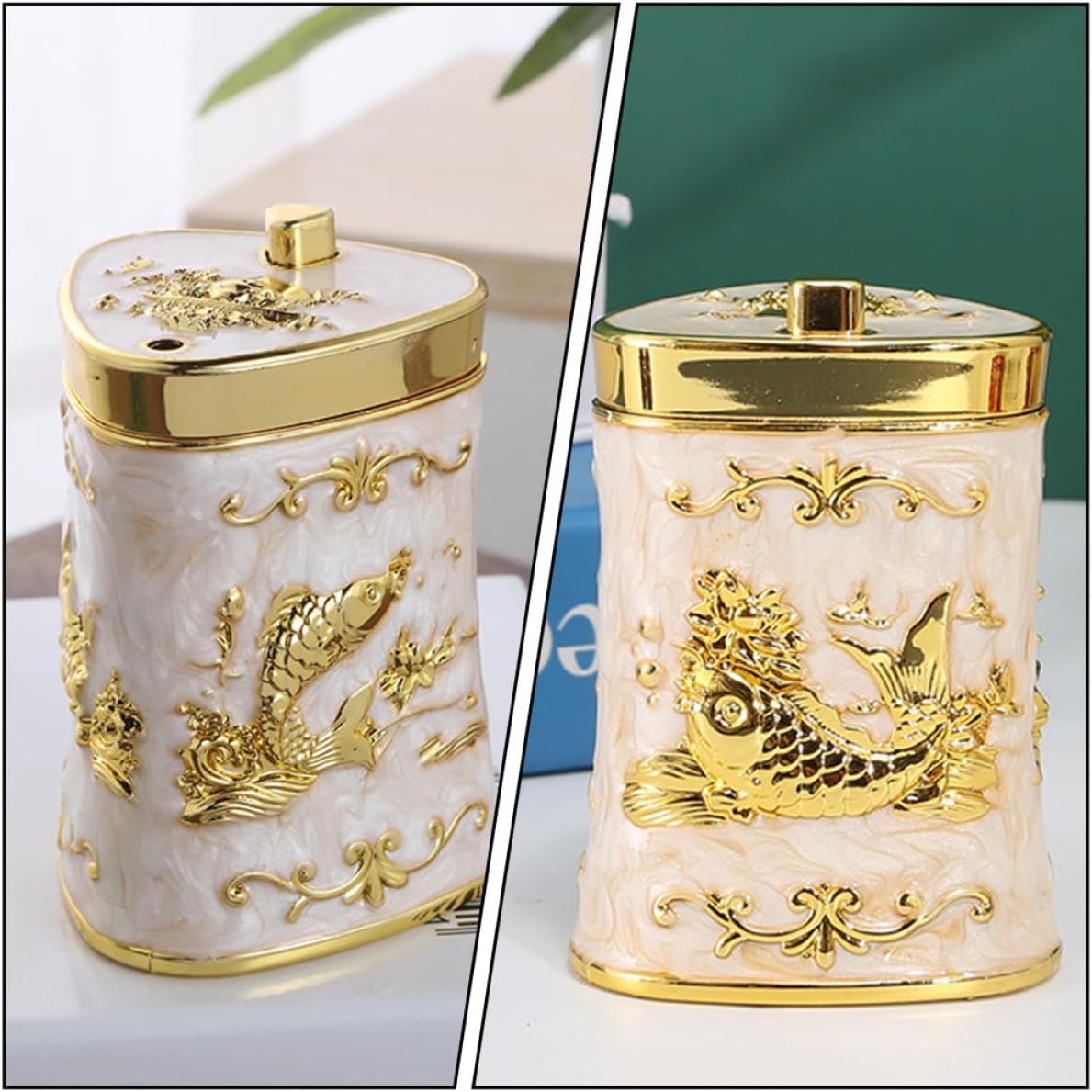 Pop-up Toothpick Dispenser Holder Automatic Organizer Box Plastic Container with Push Button Household Kitchen Dining Table Accessory image 4