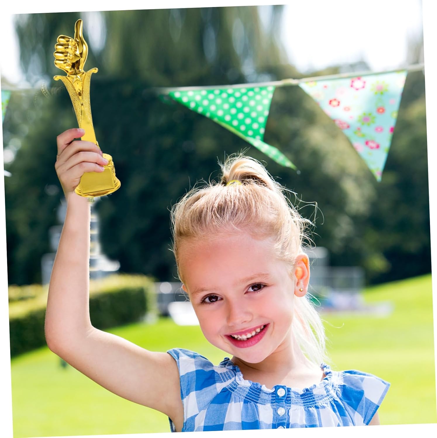 Cute Office Desk Accessories Resin Thumb Molding Trophy Fun Little Desk Trinket