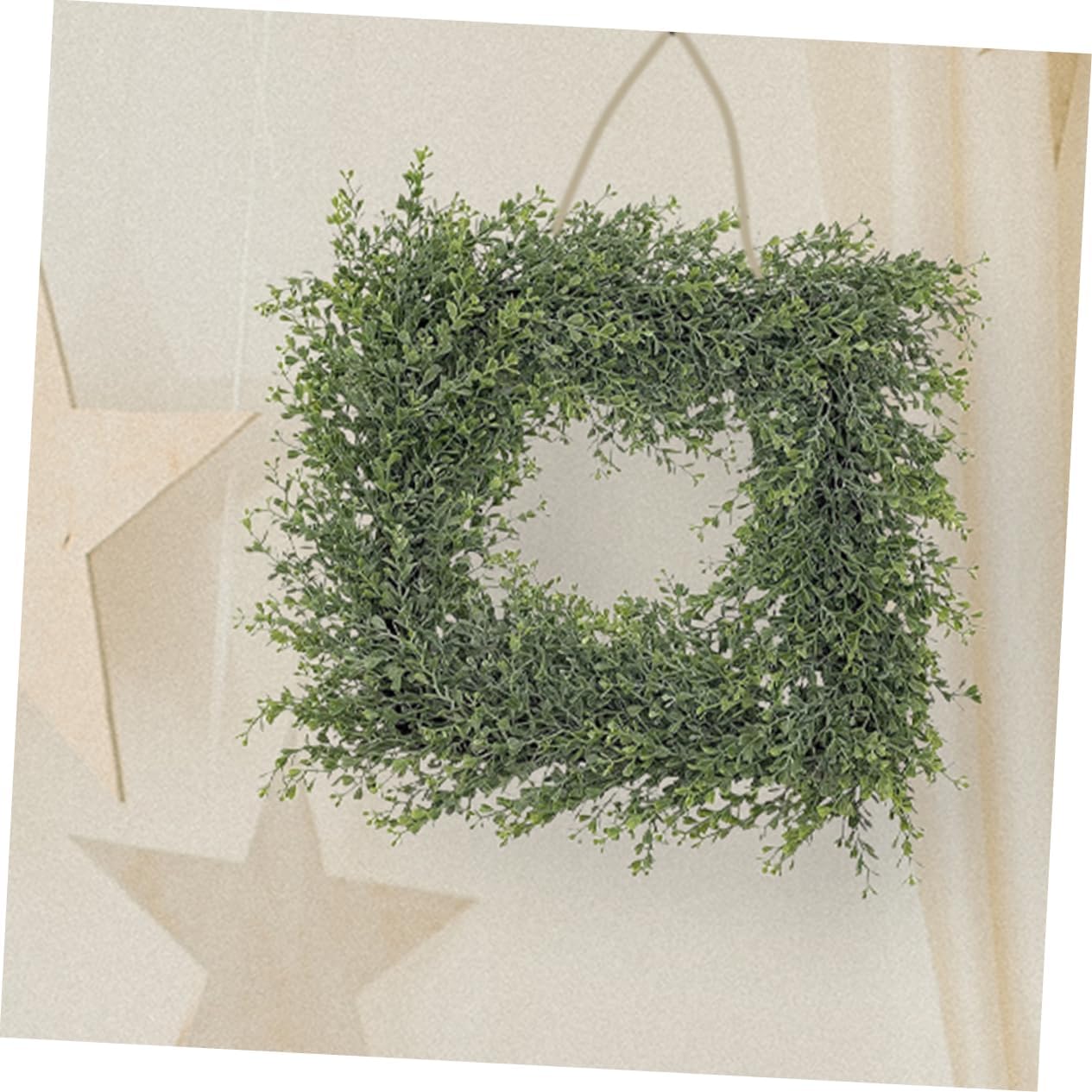GLEAVI 3pcs Square Wreath Frame Sturdy Wire Wreath Rack for Crafts for Wedding Decor Christmas and Holiday Celebrations Easy to Install Lightweight Design