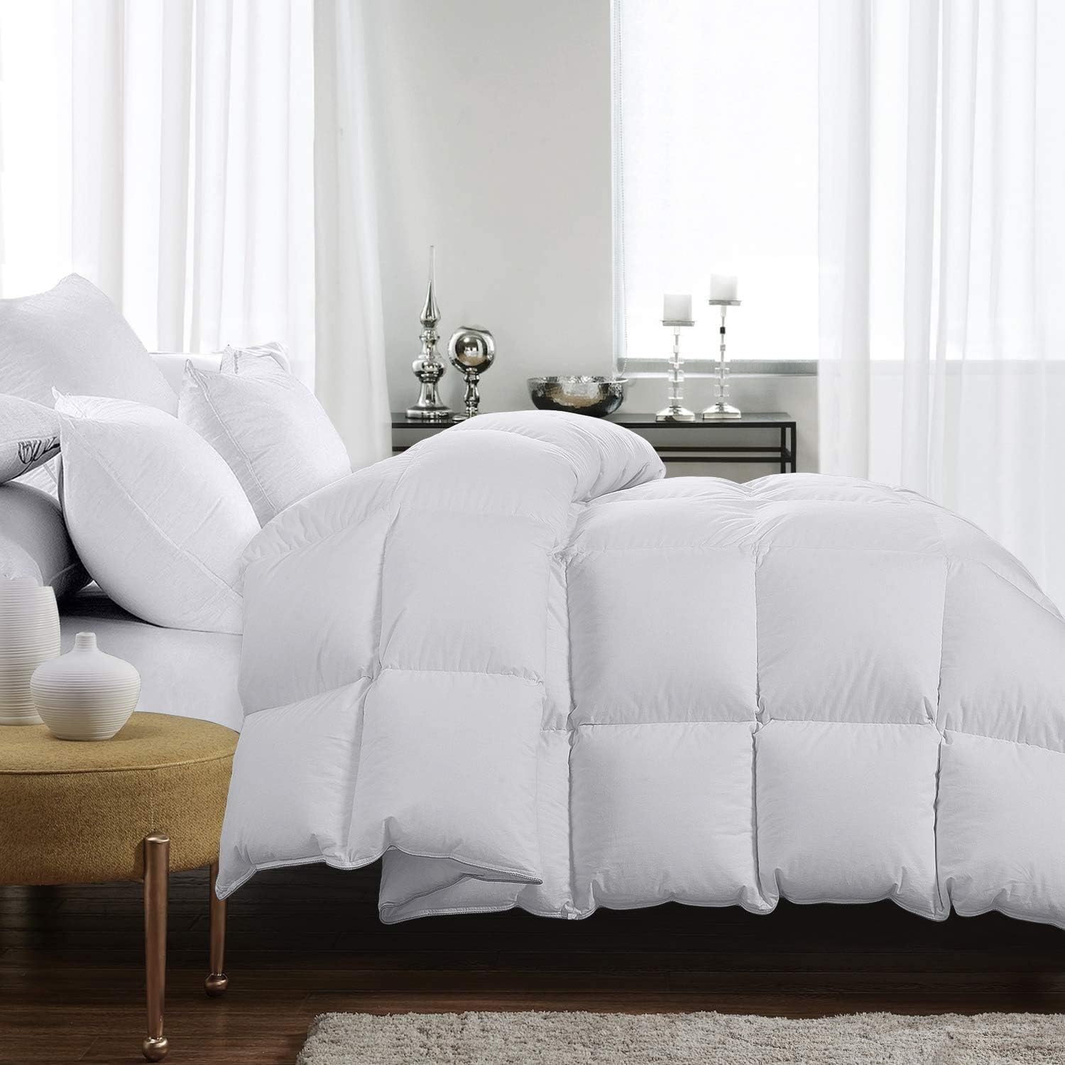 Luxurious Oversized King 120" x 98"Comforter Palatial King Duvet Insert