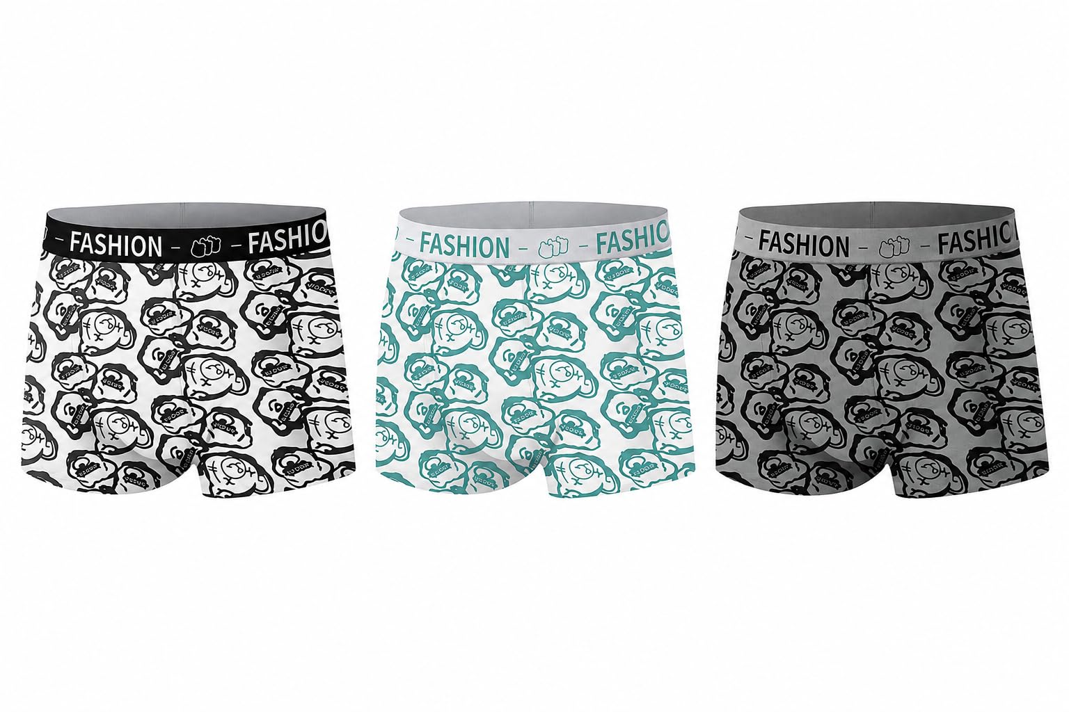 Men Underwear|Trunk|Premiun Men Underwar|Comfortable Stretch Fit|All-Day-Fresh (Pack of 3) (Panda Pop)-picture-54