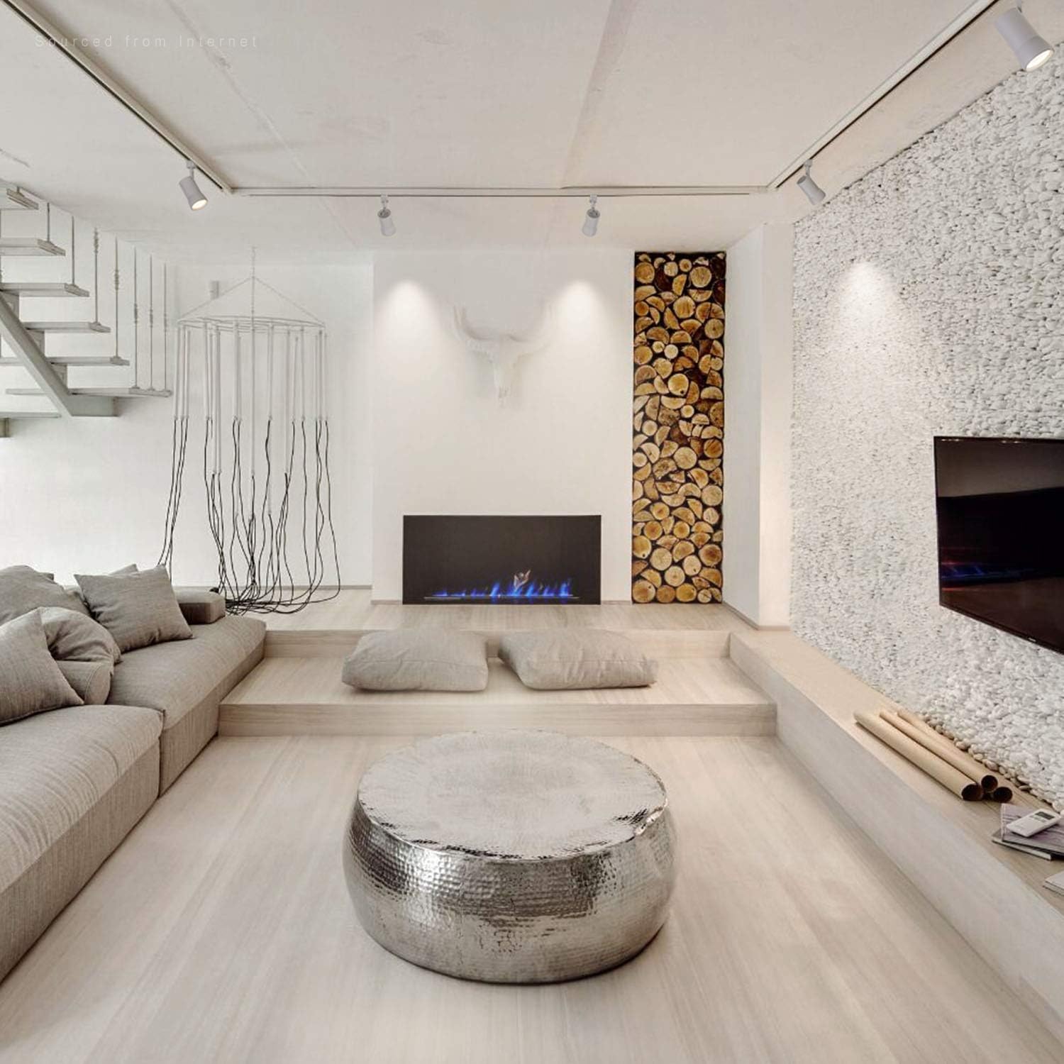 LEONLITE LED Track Lighting Heads 10W Dimmable, 700LM CRI90, Single Circuit H Track Lighting Heads for Accent Retail Kitchen Artwork, Aluminum, ETL & ES Listed, 4000K Cool White, White, Pack of 4