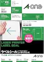 Amazon.co.jp: エーワン ラベルシール レーザー A4 ノーカット