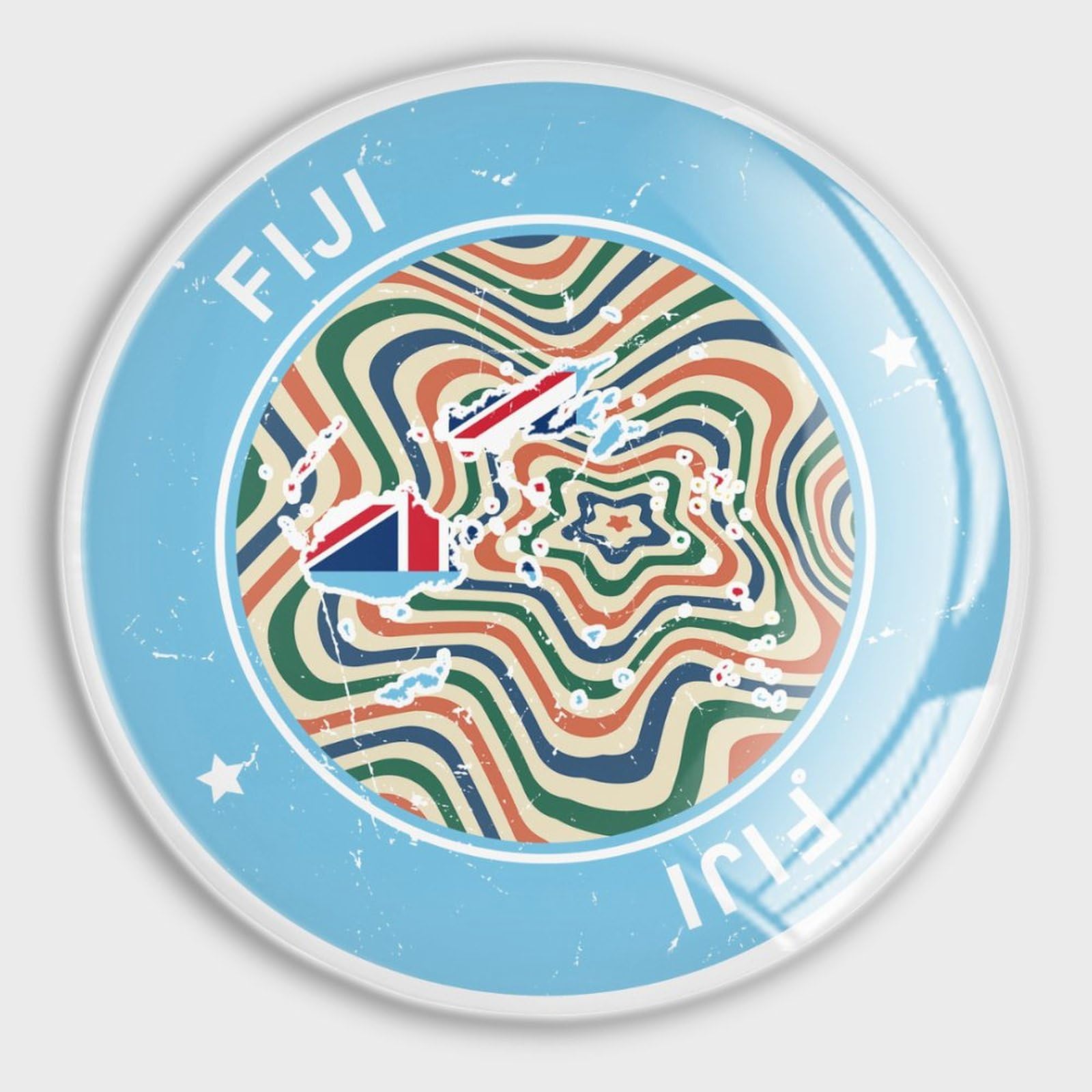 Imanes de cristal para nevera pequeños de Fiji: evite caídas de papel en pizarras, 4 uds.