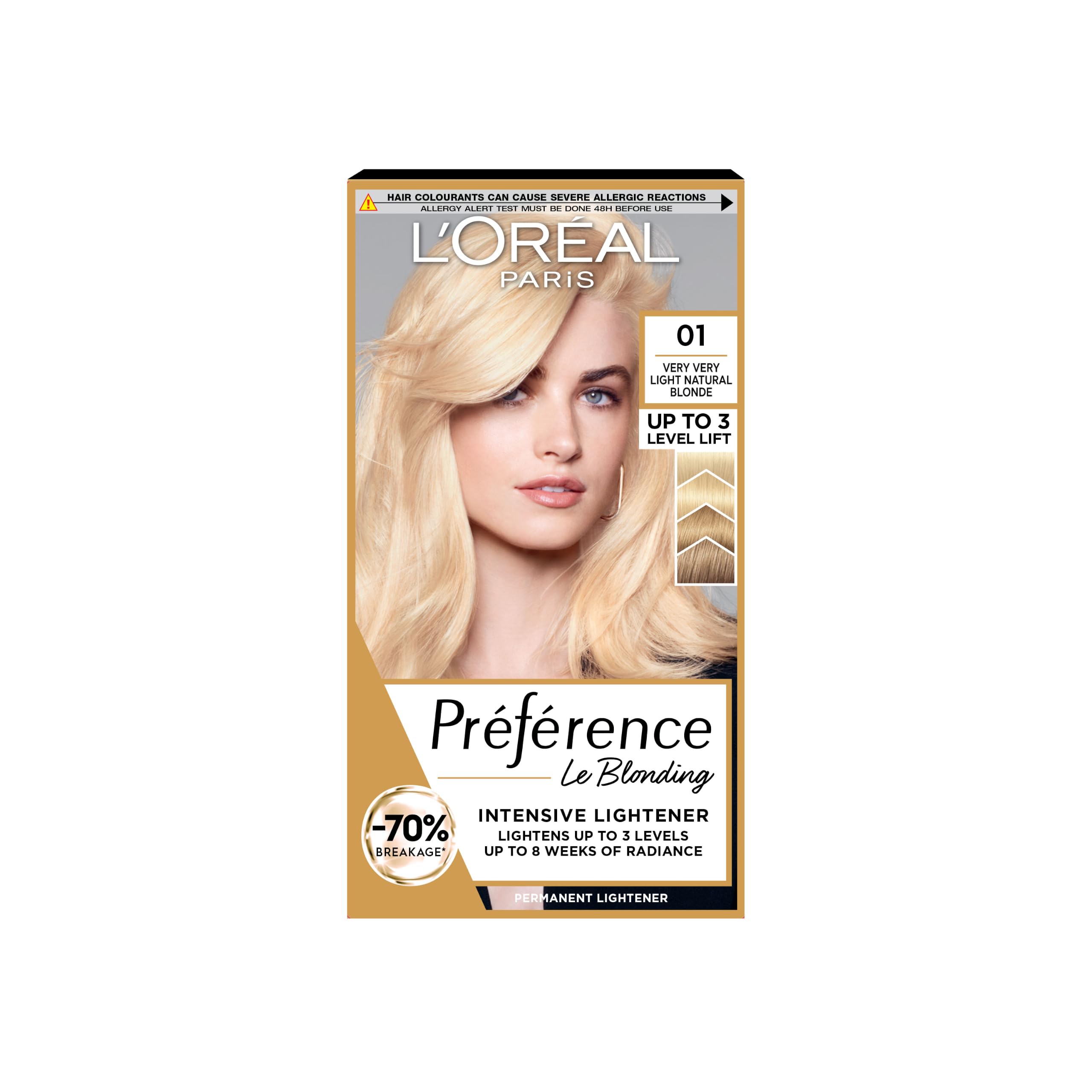 L'Oreal Paris Preference Permanent Luminous Hair Colour, 01 Prague