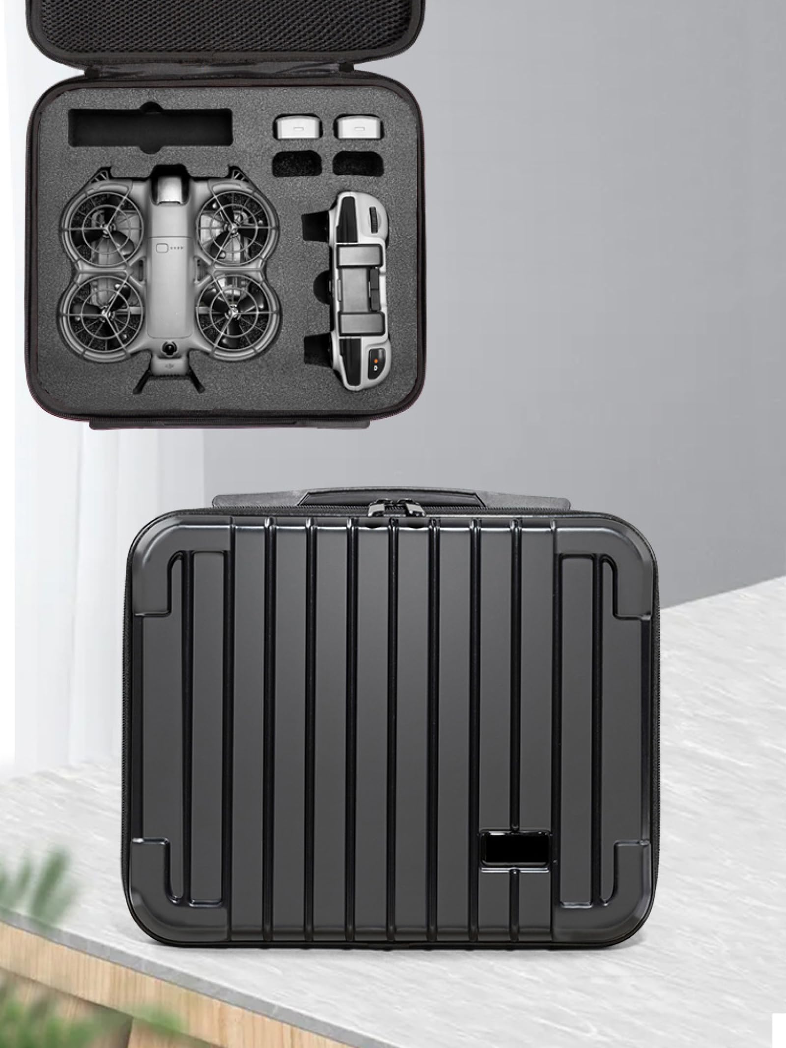 Genérico Carga de Transporte para dji Neo2, Bolsa de Almacenamiento de Viajes para dji NEO2 Volar Más Combo con Mando Remoto RC-N3,Batería de Vuelo Inteligente Neo,Hub de Carga