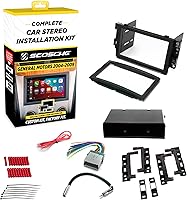 Vista 12 de Scosche ICGM10BN Kit Completo de Instalación de Estéreo Doble/Sencillo DIN para Vehículos General Motors Selectos No Amplificados 2006-17 - Sin