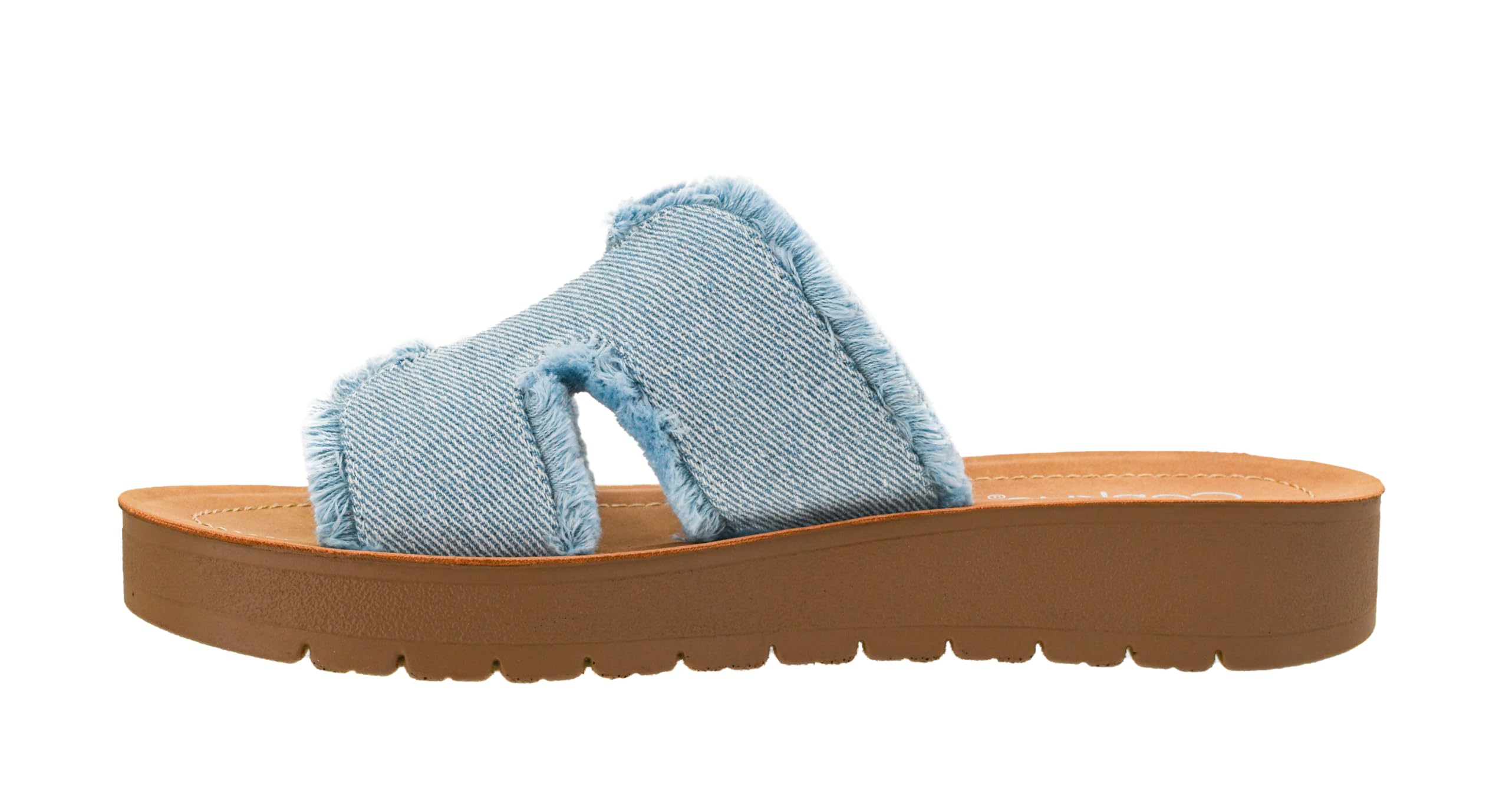 Hold Please 1-Inch Platform Sandals with Cushioned Foot-bed and Stylish 'H' Strap On Upper– Ultimate Comfort Meets Chic Design - Perfect For Everyday Wear