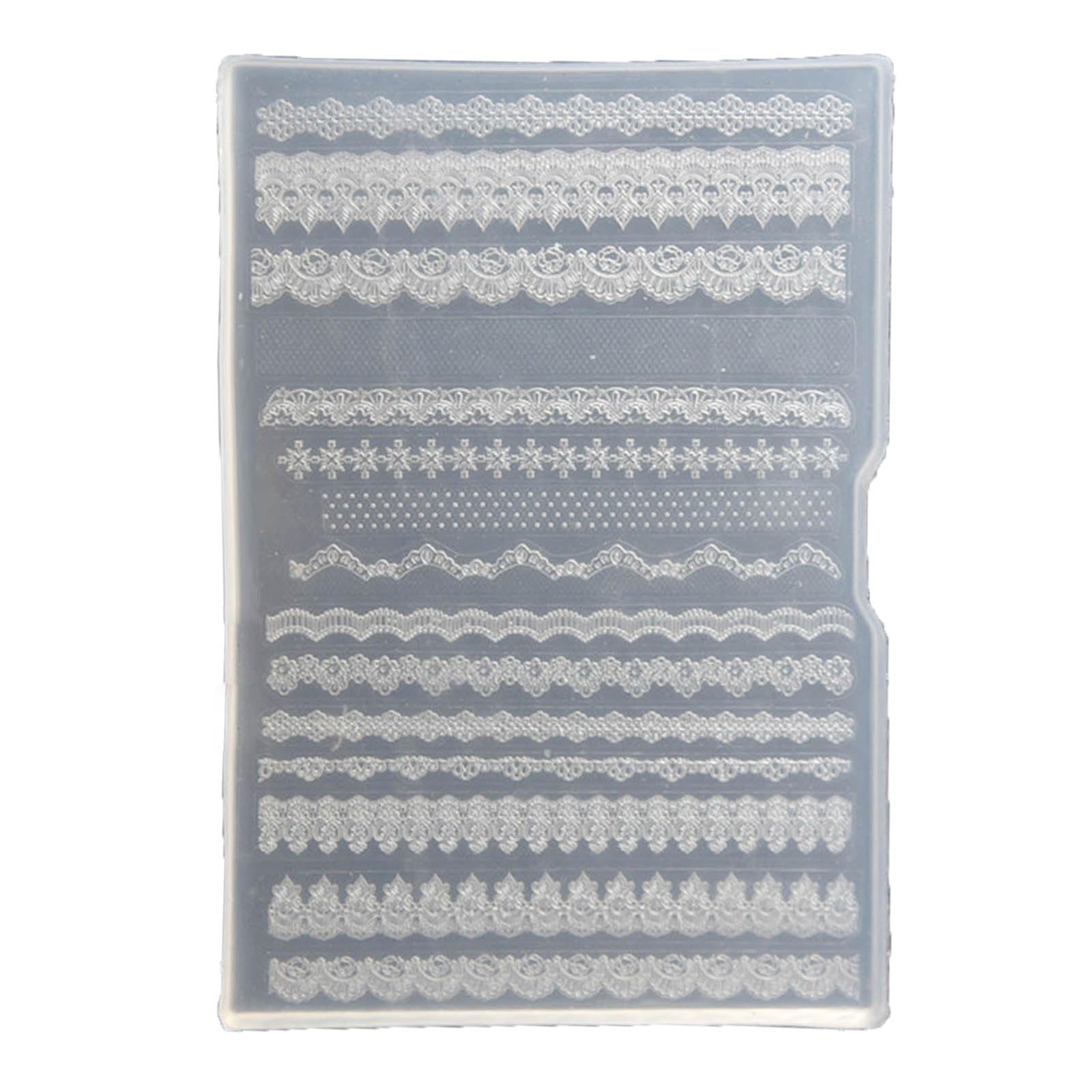 appuivbt Nail Art Mold for DIY Nail Art Decorations DIY Nails Silicone Templates Nails Carving Molds Resin Molds