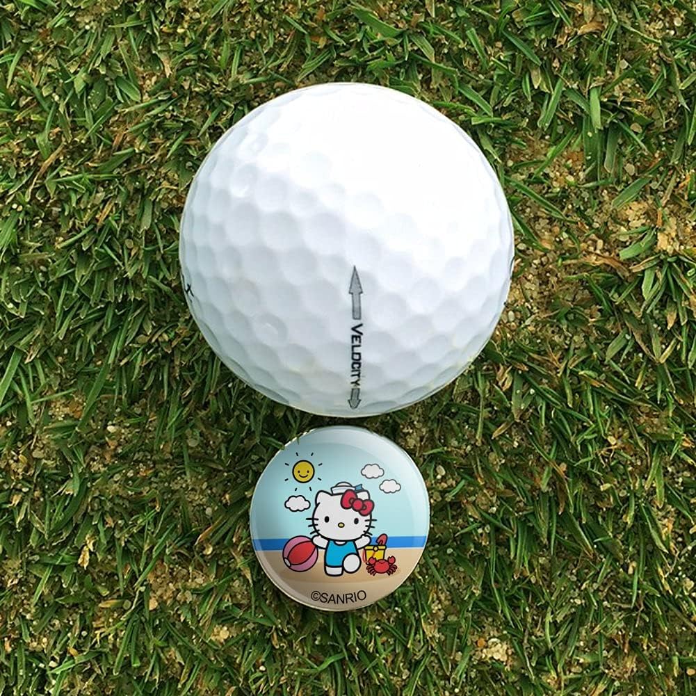 review GRAPHICS & MORE Hello Kitty Day at The Beach Golf Hat Clip with Magnetic Ball Marker