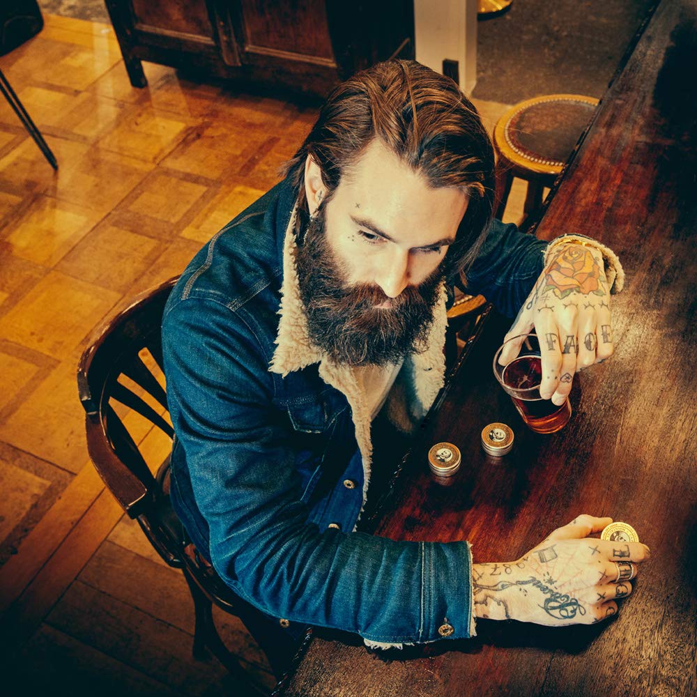 Ricki Hall's Booze & Baccy Moustache Wax by Captain Fawcett