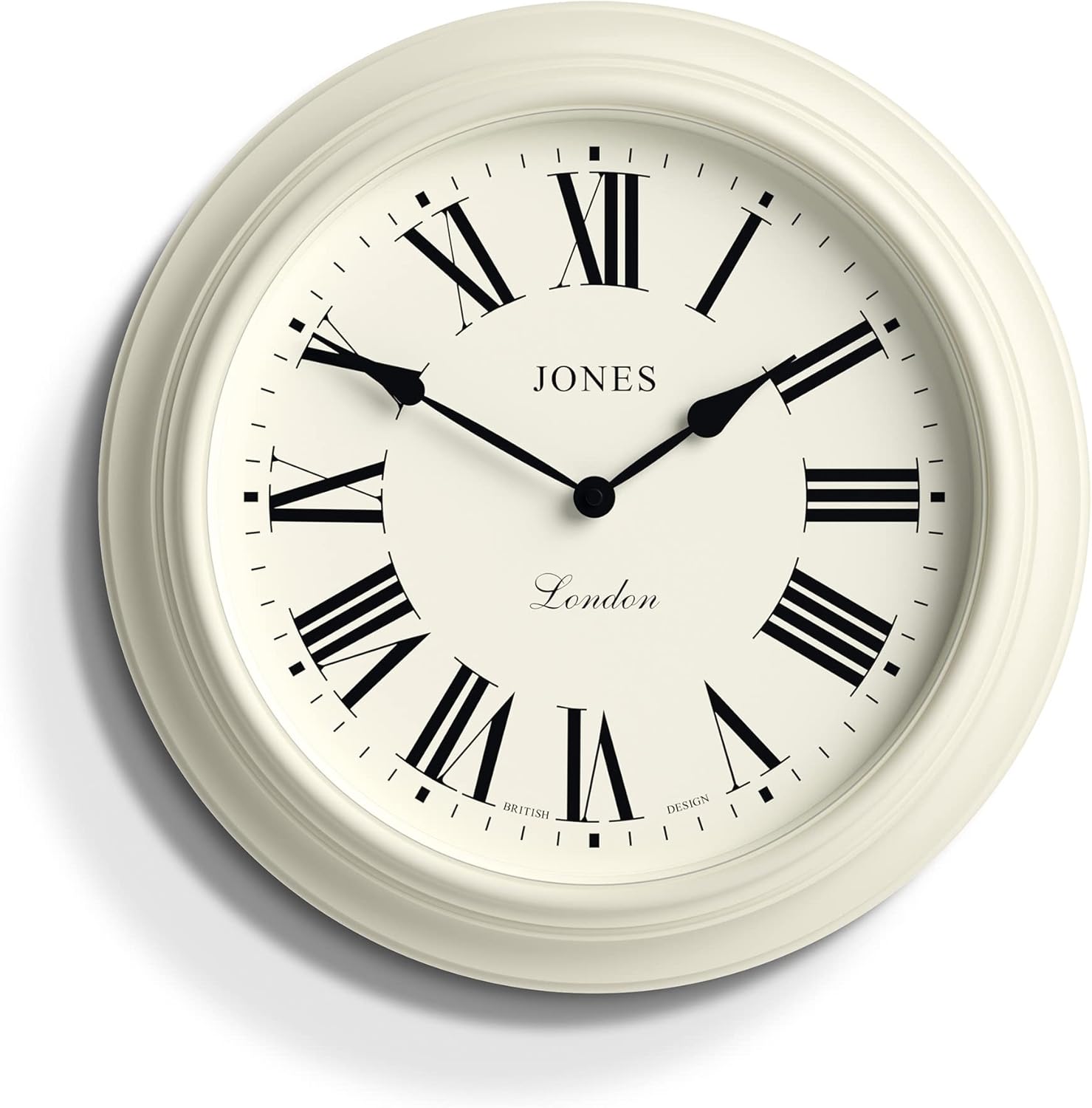 Jones Clocks® Supper Club wall clock Large classic round clock 40cm