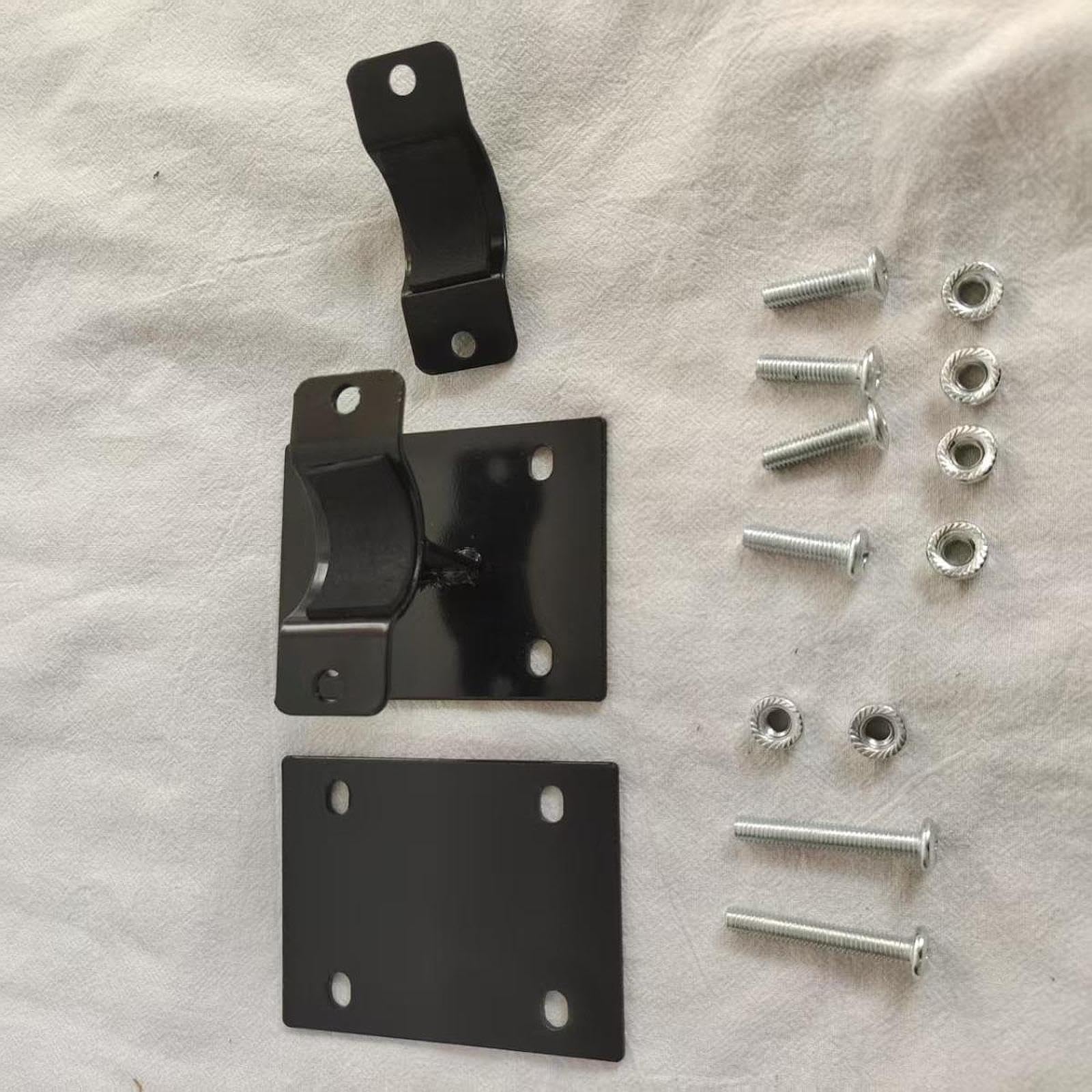 Deevoka Support de panier avant de vélo - Matériel de montage en métal facile à installer - 1,5 à 3 cm Deevoka Support de panier avant de vélo - Matériel de montage en métal facile à installer - 1,5 à 3 cm