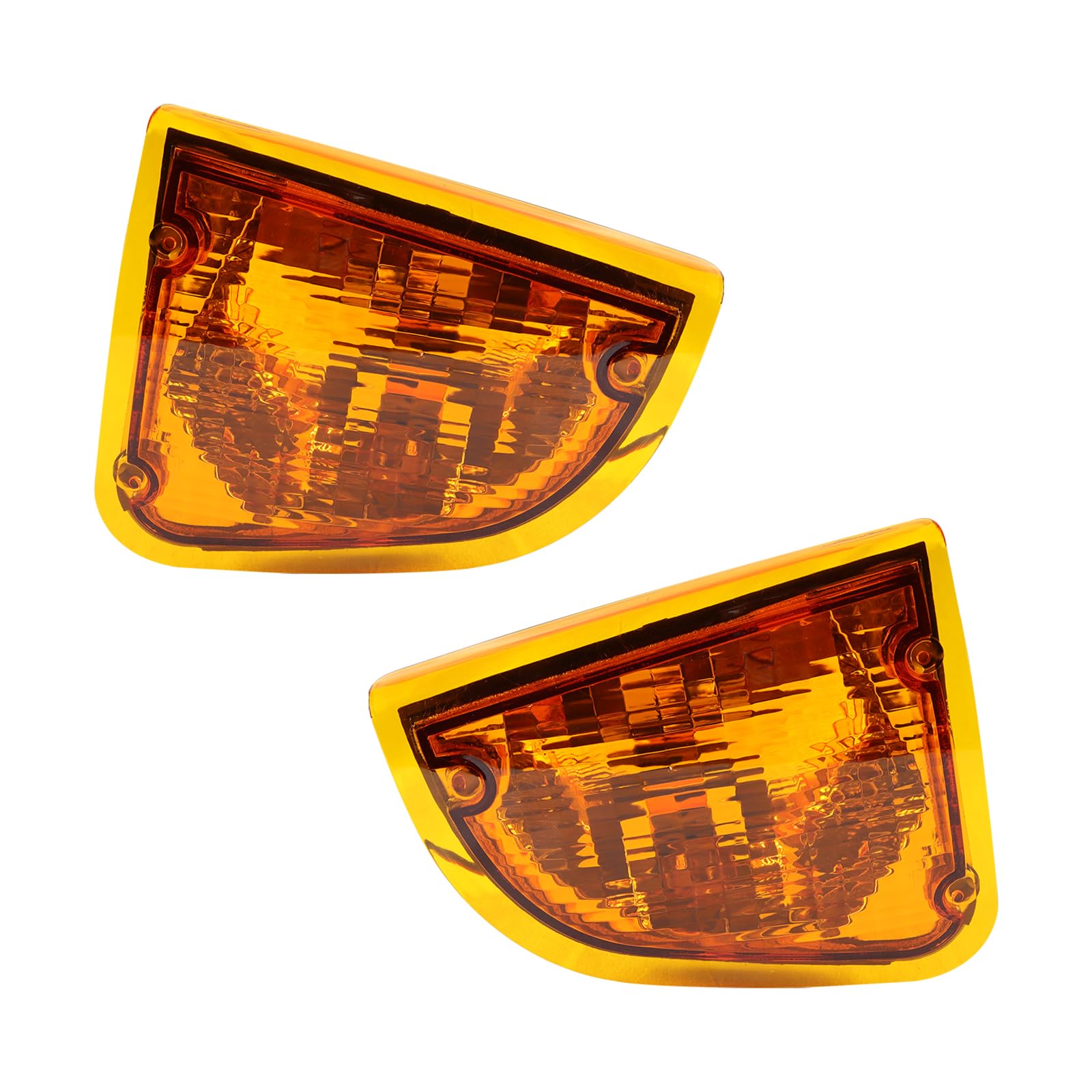 STILEALUS Pair(2) Amber Halogen Turn Signal Lights For 1986-2008 Kenworth K300 T300 T330 T600