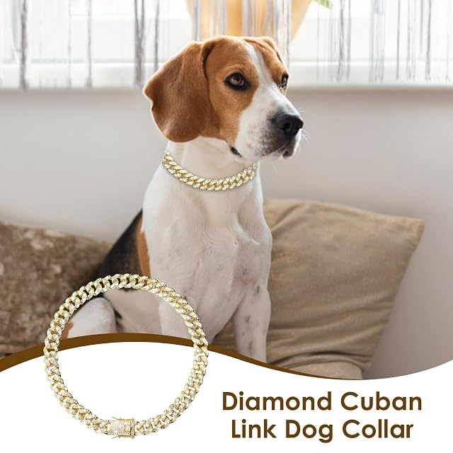 Foto 2 de 8 de Povanjer Collar de Gato,Collar de Gato Elegante,Collar de Diamantes de imitación de aleación de Zinc…