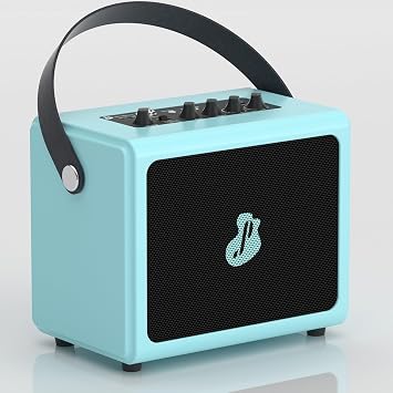Guitar Amp, Mini Portable Wireless Amplifier Rechargeable with BT, 7 Effects & Recording Interface for Guitar Indoor Outdoor Practice