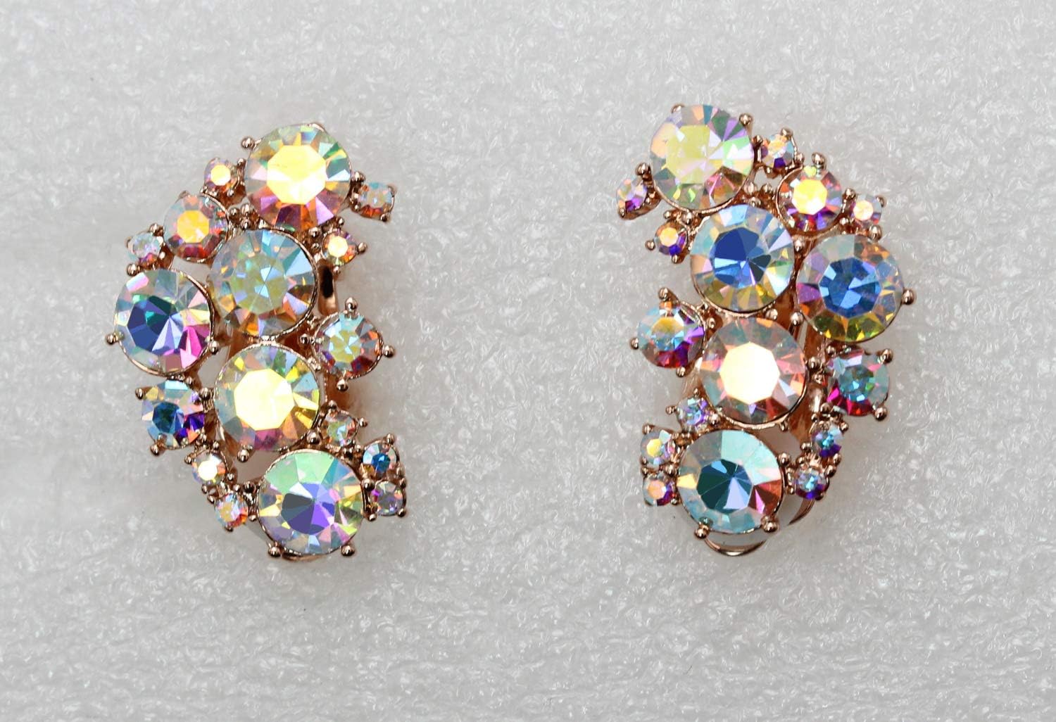 Faship Gorgeous Clip Ons Floral Earrings - Image 2