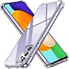 Ehr. Samsung Galaxy A32 Compatible Anti-Shock Yellowing Airbag Protected Ultra Slim TPU Transparent Silicone Case Transparent, Samsung Galaxy A32