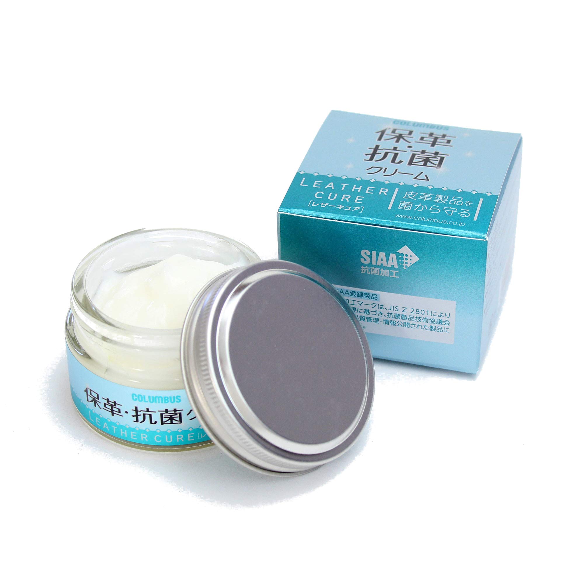Columbus Leather Cure Protects Leather Products from Fungi and Antibacterial Cream, Neutral 1.9 oz (55 g), neutral : Clothing, Shoes & Jewelry