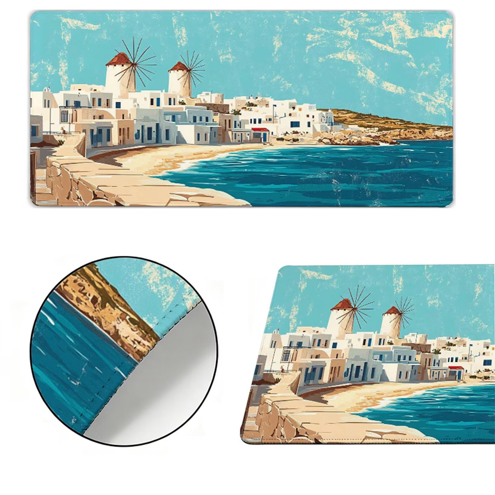 Podkładka pod mysz XXL 1200x400x3mm podkładka pod mysz kolor kaczki jajko podkładka pod mysz ocean poprawia precyzję i prędkość, szyte krawędzie, akcesoria do gier, komputer biurowy, praca, komputer