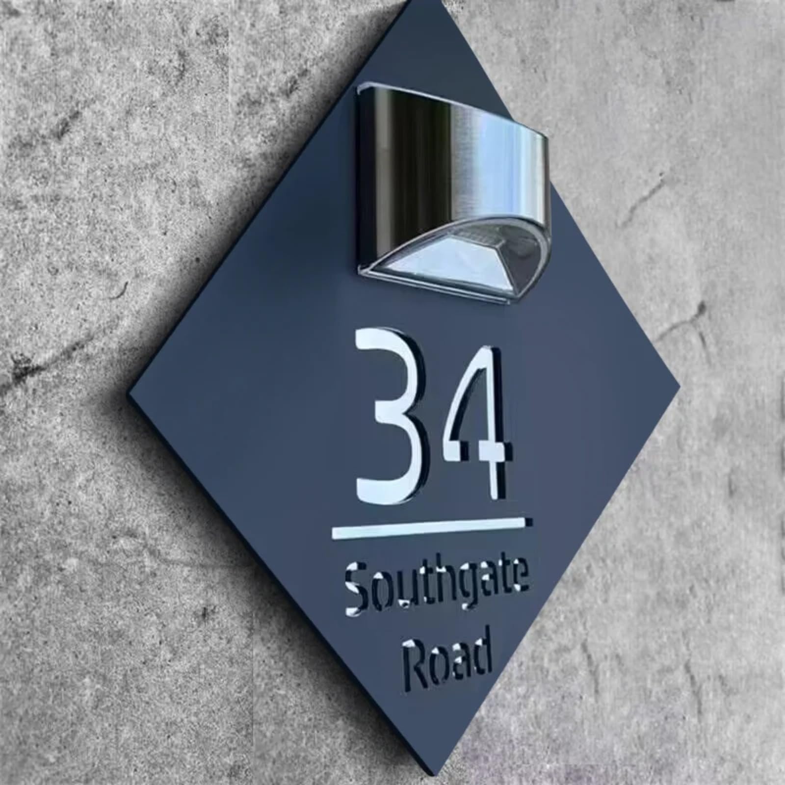 Gepersonaliseerde zonne-moderne deurplaquette huisnummers voor buitenverlichting 3D LED verlichte huisnummers appartementnummer plaquette aangepaste zonne-verlichte adresborden voor tuin (20 x 32 cm Gepersonaliseerde zonne-moderne deurplaquette huisnummers voor buitenverlichting 3D LED verlichte huisnummers appartementnummer plaquette aangepaste zonne-verlichte adresborden voor tuin (20 x 32 cm
