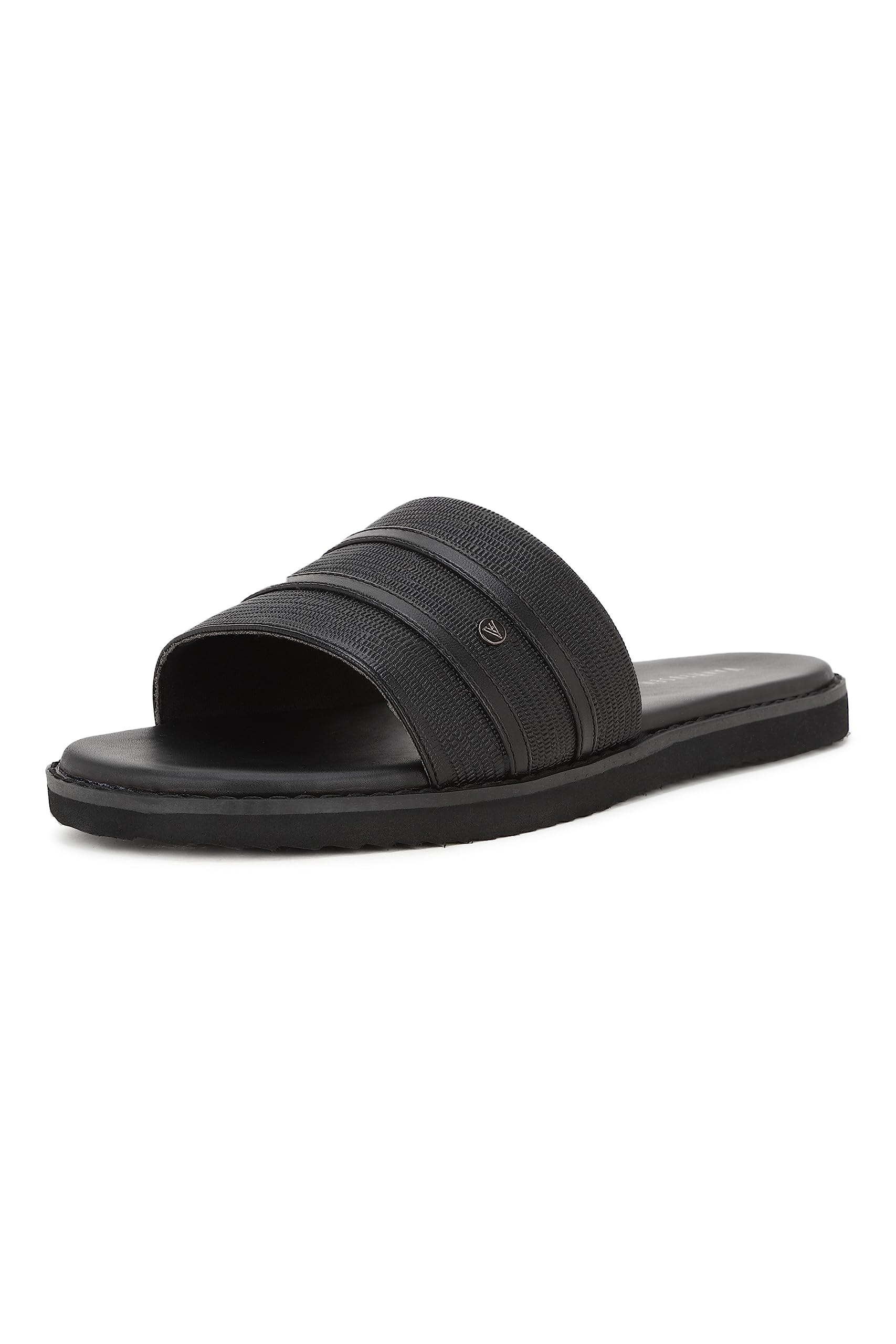 Van Heusen Mens Black Slipper-9 Kids UK (VHSCFRGFF004235 43 EU) (B0B3M766TL) Amazon Price History, Amazon Price Tracker
