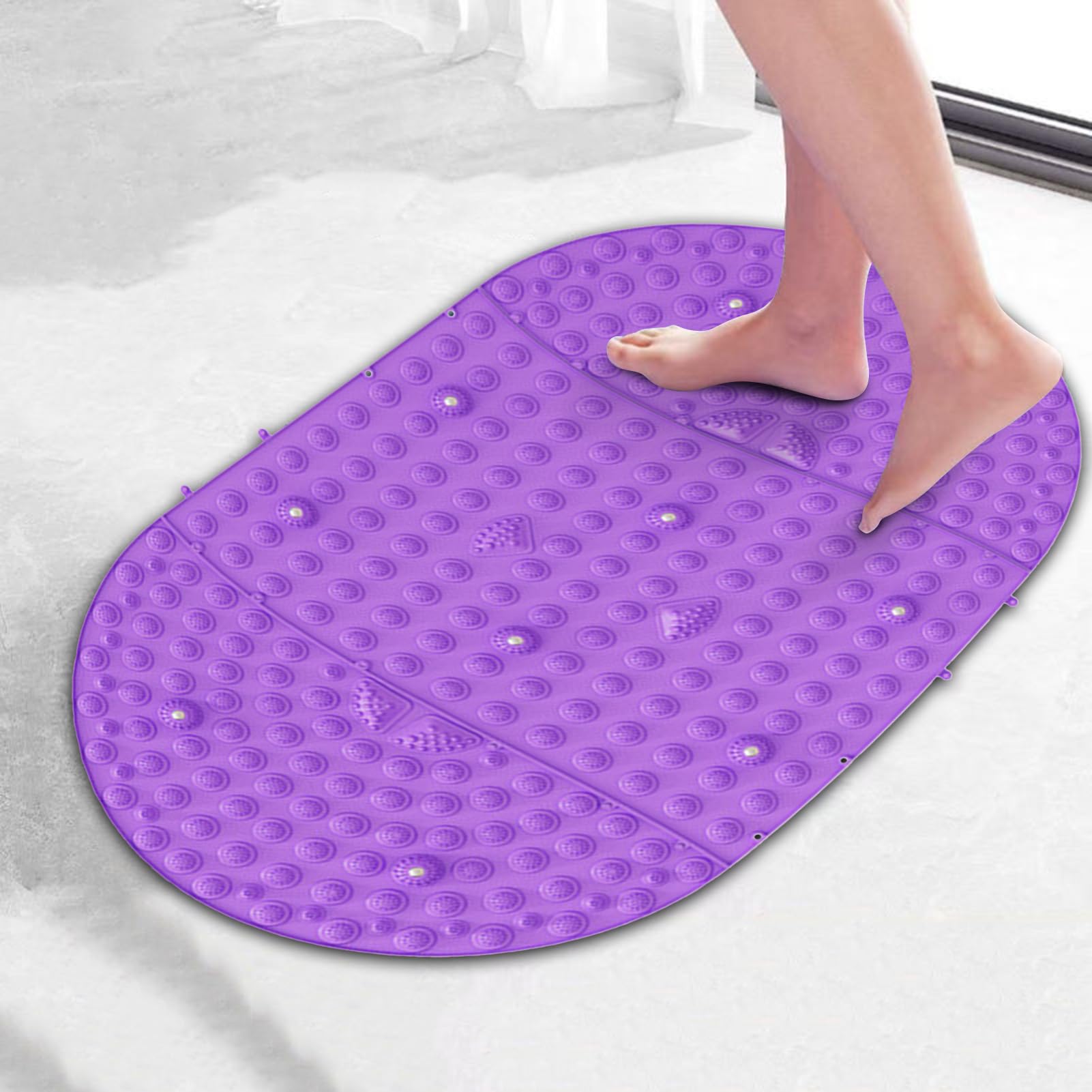 Mata Do Masażu Stóp Prysznic Ergonomiczny Relaks | Mata Do Masażu Stóp Dla Kobiet Mężczyzn Osób Długo Siedzących Starszych Dorosłych Salon Sypialnia