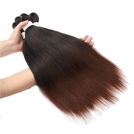 Ubeleco Ombre Braiding Hair, 8 Packs Pre Stretched Braiding Hair 30 inch Professional Yaki Synthetic Hot Water Setting, Easy To Install Hair for Braiding(30in,1B/30)