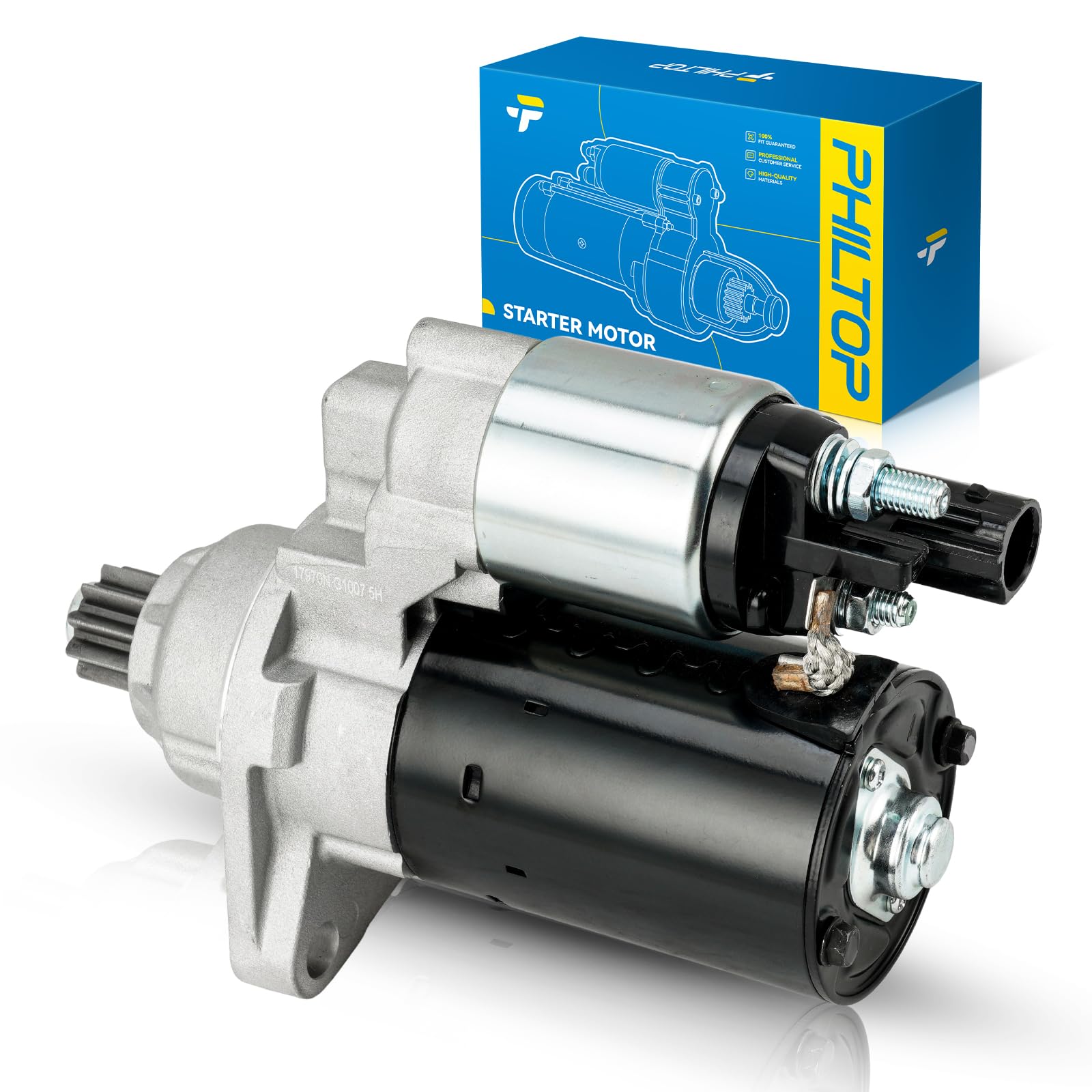 Photo 1 of PHILTOP 17970N New Starter Compatible with Volkswagen 2010-2017 Tiguan