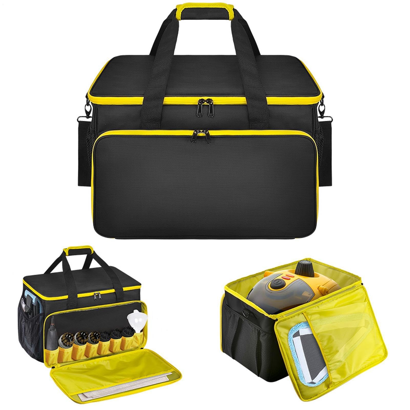 Bolsa Para Limpiador A Vapor Almacenamiento con Compartimentos de Máquina | Bolsa Alta Resistencia Limpiador Vapor para Hogar, Industria, Comercio, Restaurante, Baño, Patio y Jardín Trasero