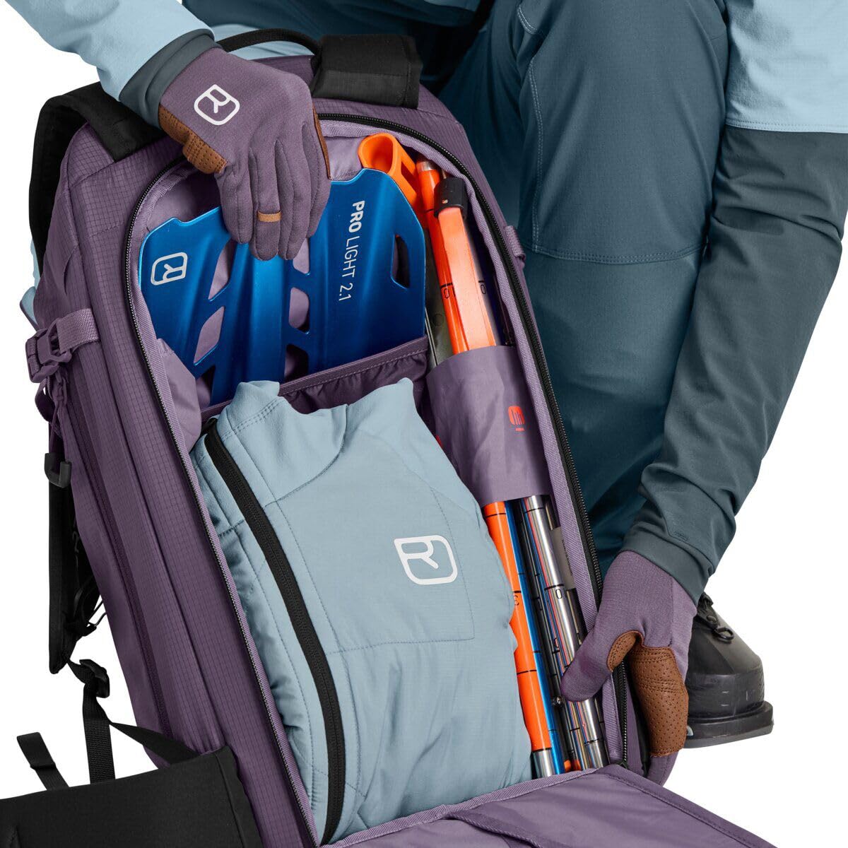 ORTOVOX Switchback 25 S 49250 WILD BERRY lila Skitourenrucksack 25 Liter egonomischer Skitourenrucksack leicht und kompakt ideal für Skitouren und Freeriden 25, violett, 25