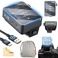 Vista 11 de Godox X3PRO-C X3PRO C Disparador de flash inalámbrico para Canon TTL 2.4GHz HSS incorporado Blueetooth App Control Pantalla táctil LCD Función TCM