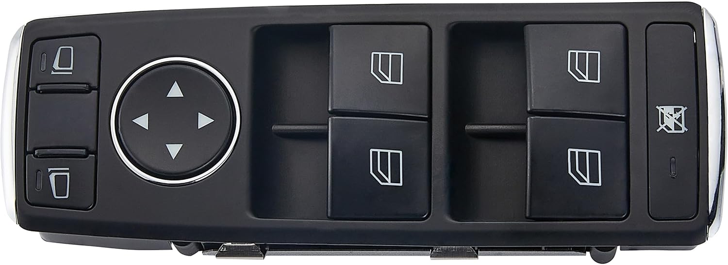 Power Window Switch Fits for Mercedes-Benz C230,C250,C300,C350,C63 AMG,E350,E550,E63 AMG,GLK350 2007-2013.Driver Side Control Door vidrios Master Switch.Replaces 2049055302