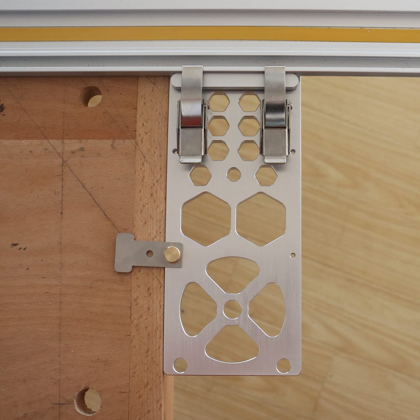 Abrazadera de guía para sierra circular eléctrica, 260 x 88 mm, compatible con makitas o Festool, para máquinas de grabado (340 x 88 x 8 x 8 mm, 3)