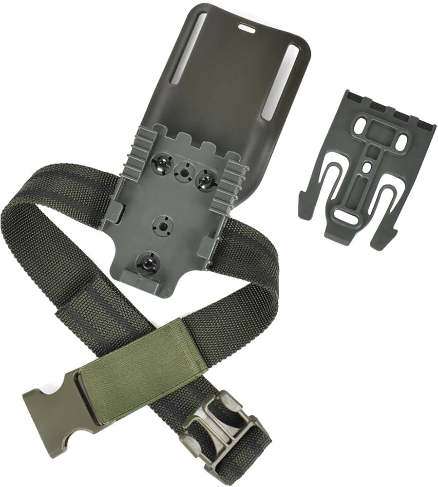 Amazon.co.jp: タクティカル レッグホルスター QLS セット レッグ