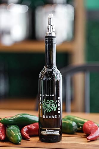REESE & RILEY'S - Vinagre balsámico blanco de jalapeo (2.0fl oz)