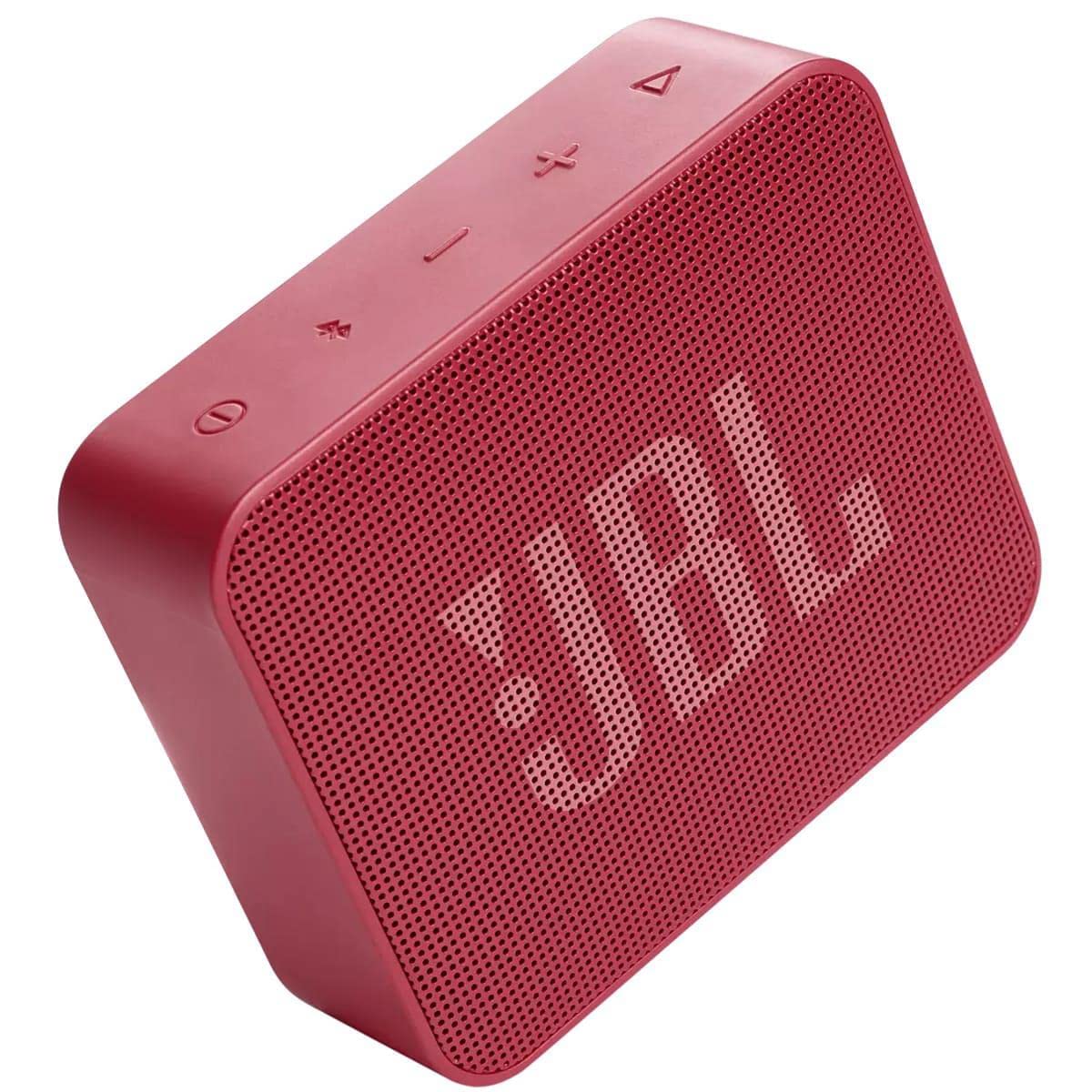 JBL Go Essential Portable Waterproof Speaker, Original JBL Pro Sound, Big Audio and Rich Bass, IPX7 Waterproof, Wireless Streaming, 5 Hours of Battery - Red, JBLGOESRED, Bluetooth